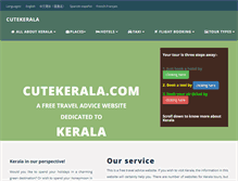 Tablet Screenshot of cutekerala.com